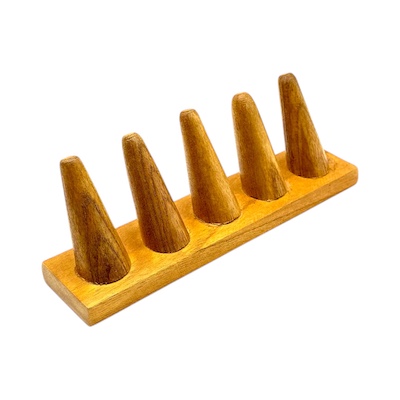 18cm Wooden Ring Holder